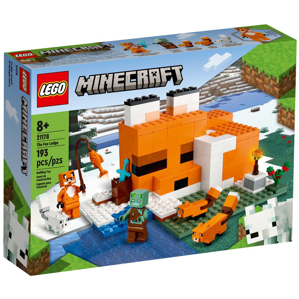 Lego Minecraft The Fox Lodge 21178